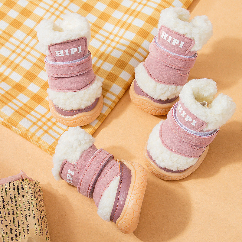 Cotton Padded Pet Shoes