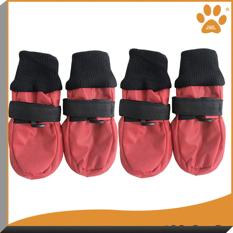 Waterproof walking pet shoes