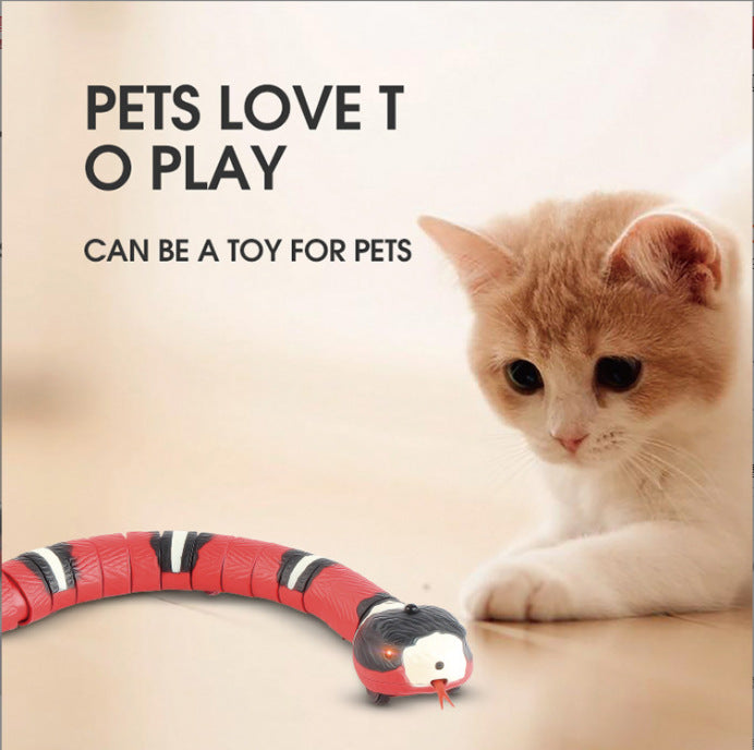 Smart Sensing Snake Cat Toy